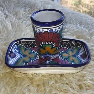 🎉Host Pick🎉 Tala vera shot glass with matching tray